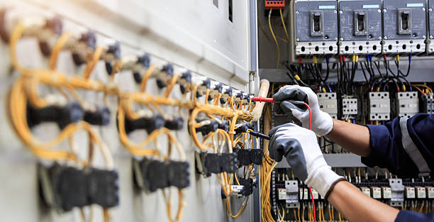 Professional Electrician technician working in Trainer, PA
